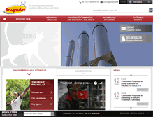 Tablet Screenshot of poujoulat.com